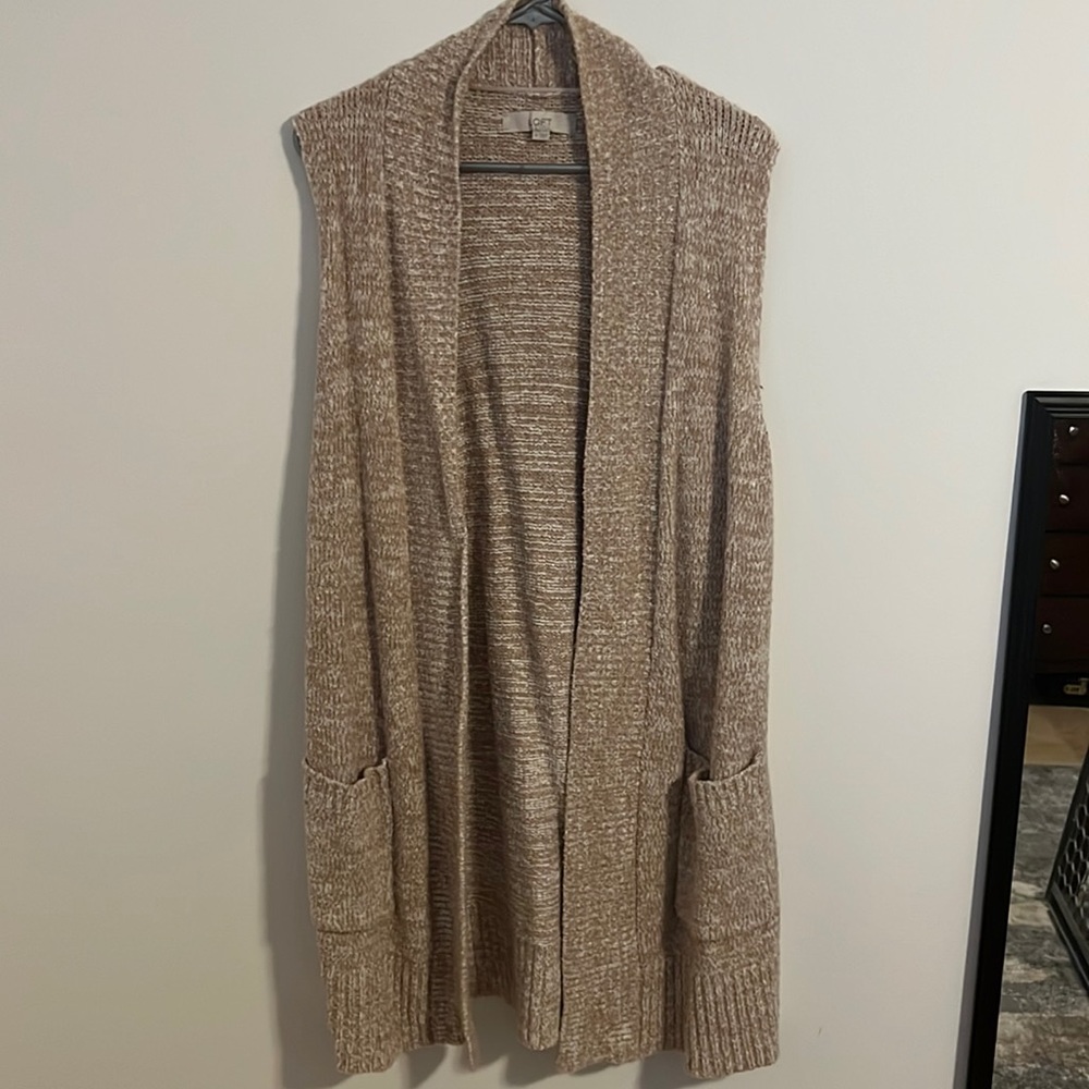 LOFT Sleeveless Cardigan